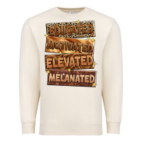 Sandshell Educated motivated elevated melanated Premium Sweatshirt - Zillion Design Studio