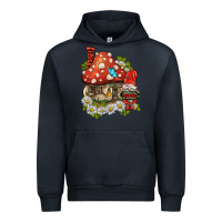 Navy welcome gnome ladybug Urban Hoodie - BarkalooDesign