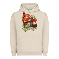 Pigment French Oak welcome gnome ladybug Urban Hoodie - BarkalooDesign