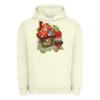 Pigment Pistachio welcome gnome ladybug Urban Hoodie - BarkalooDesign