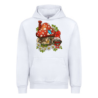 White welcome gnome ladybug Urban Hoodie - BarkalooDesign