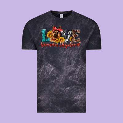 Love German Shepherd Vintage Tee Designed By Artiststas