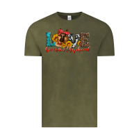 Vintage Olive love german shepherd Vintage Tee - Artiststas