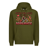 Army Green chocolate is my soulmate Premium Hoodie - AdoDesignShop