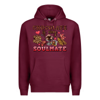 Burgundy chocolate is my soulmate Premium Hoodie - AdoDesignShop