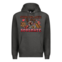 Charcoal Heather chocolate is my soulmate Premium Hoodie - AdoDesignShop