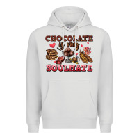 Dove Grey chocolate is my soulmate Premium Hoodie - AdoDesignShop