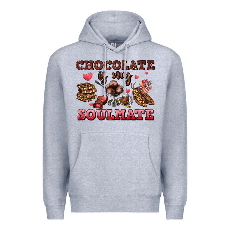 Chocolate Is My Soulmate Premium Hoodie by AdoDesignShop | Teevron