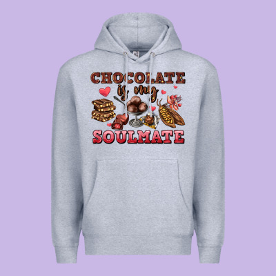 Chocolate Is My Soulmate Premium Hoodie Designed By Adodesignshop