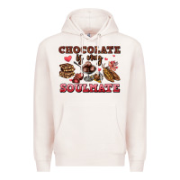 Pale Pink chocolate is my soulmate Premium Hoodie - AdoDesignShop
