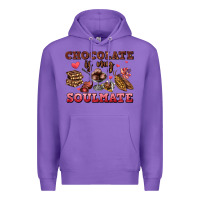Purple chocolate is my soulmate Premium Hoodie - AdoDesignShop