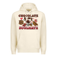 Tofu chocolate is my soulmate Premium Hoodie - AdoDesignShop