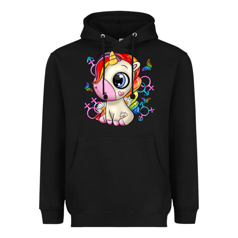 Unicorn Heavyweight Hoodie by Zillion Design Studio | Teevron