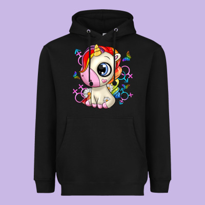 Unicorn Heavyweight Hoodie Designed By Zillion Design Studio
