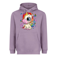 Lavender unicorn Heavyweight Hoodie - Zillion Design Studio