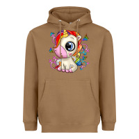 Toasted Coconut unicorn Heavyweight Hoodie - Zillion Design Studio