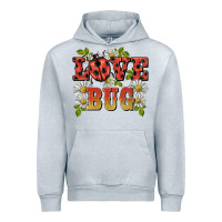 Heather Grey ladybug love bug Urban Hoodie - BarkalooDesign
