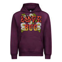 Mauve Wine ladybug love bug Urban Hoodie - BarkalooDesign