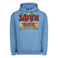 Pigment Pebble Blue ladybug love bug Urban Hoodie - BarkalooDesign