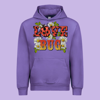 Ladybug Love Bug Urban Hoodie Designed By Barkaloodesign