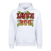 White ladybug love bug Urban Hoodie - BarkalooDesign