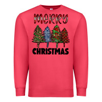 Cardinal merry christmas trees Premium Sweatshirt - RanaPortraitStore
