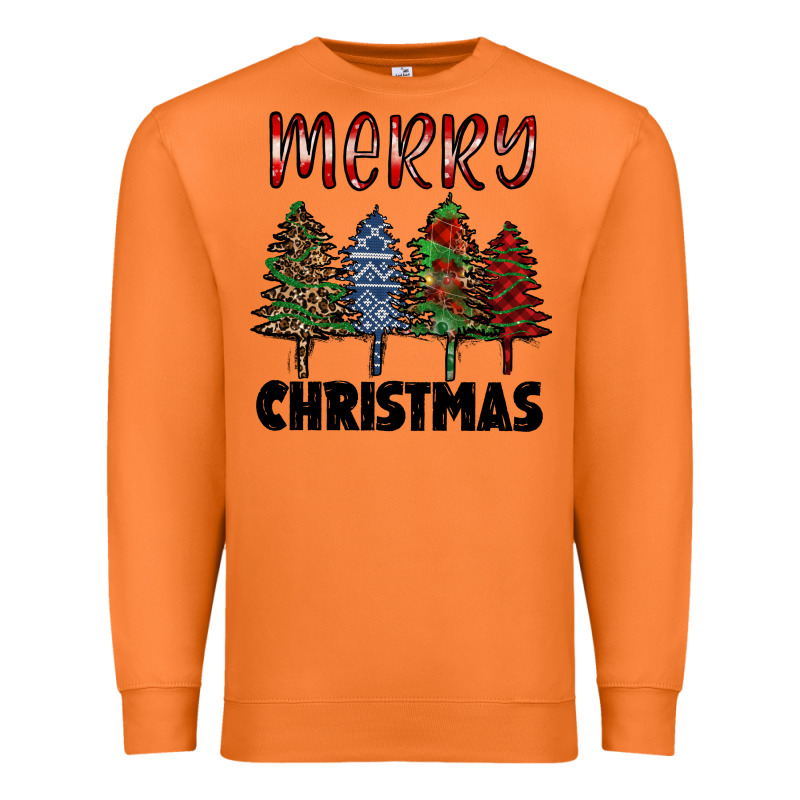 Merry Christmas Trees Premium Sweatshirt by RanaPortraitStore | Teevron