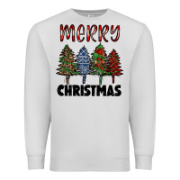 Dove Grey merry christmas trees Premium Sweatshirt - RanaPortraitStore