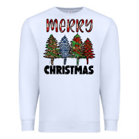 White merry christmas trees Premium Sweatshirt - RanaPortraitStore