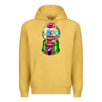 Antique Gold candy machine Premium Hoodie - AdoDesignShop