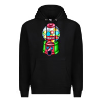 Black candy machine Premium Hoodie - AdoDesignShop