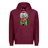 Burgundy candy machine Premium Hoodie - AdoDesignShop