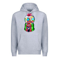 Heather Grey candy machine Premium Hoodie - AdoDesignShop