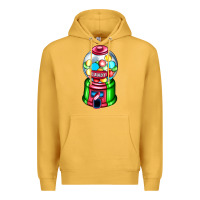 Mustard candy machine Premium Hoodie - AdoDesignShop
