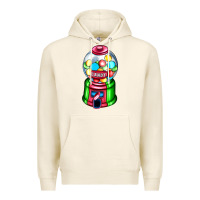 Tofu candy machine Premium Hoodie - AdoDesignShop