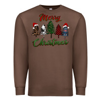 Chestnut merry christmas trees Premium Sweatshirt - RanaPortraitStore