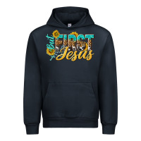 Navy but first jesus Urban Hoodie - NancyCooperArtShop