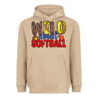 Mushroom wild about softball Heavyweight Hoodie - Zillion Design Studio