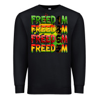 Black Freedom 1865 Premium Sweatshirt - Zillion Design Studio