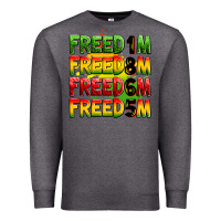 Charcoal Heather Freedom 1865 Premium Sweatshirt - Zillion Design Studio