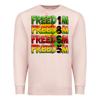 Pale Pink Freedom 1865 Premium Sweatshirt - Zillion Design Studio
