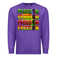 Purple Freedom 1865 Premium Sweatshirt - Zillion Design Studio