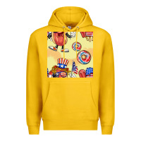 Lemon patriotic hotdog ice cream donat Premium Hoodie - BundleAndBundleShop