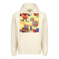 Tofu patriotic hotdog ice cream donat Premium Hoodie - BundleAndBundleShop