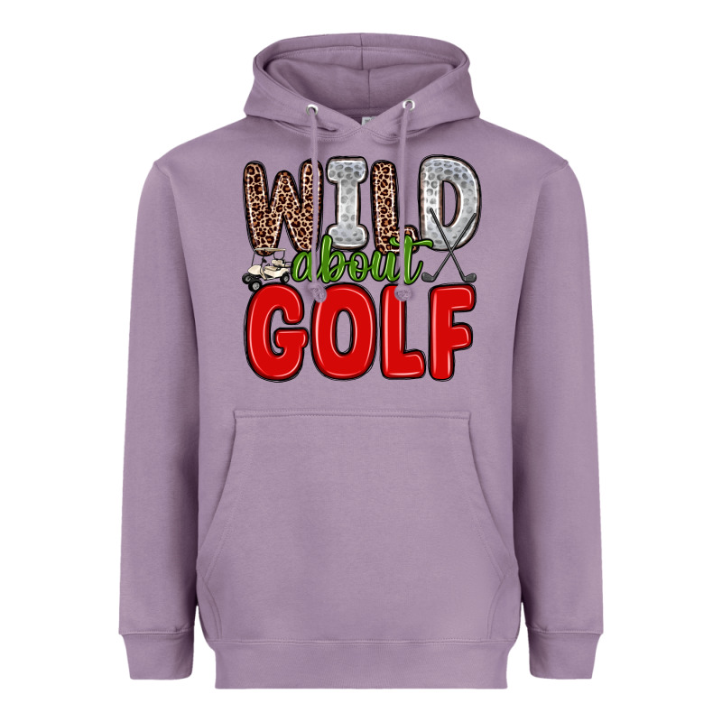 Wild About Golf Heavyweight Hoodie by Zillion Design Studio | Teevron
