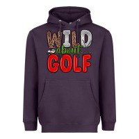 Plum wild about golf Heavyweight Hoodie - Zillion Design Studio