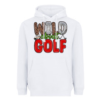 White wild about golf Heavyweight Hoodie - Zillion Design Studio