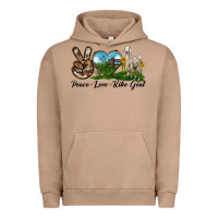 Peace Love Kiko Goat Urban Hoodie | Teevron
