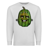 Dove Grey leopard pumpkin frankestein Premium Sweatshirt - RanaPortraitStore