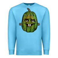 Ocean Blue leopard pumpkin frankestein Premium Sweatshirt - RanaPortraitStore